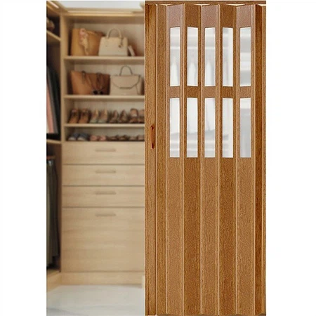Wooden PVC Accordion Door